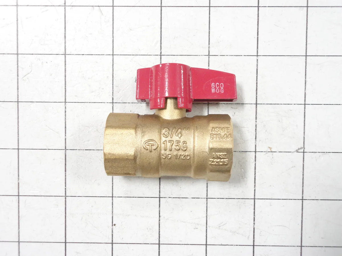 USD Products Straight Gas Ball Valve 3/4 In. FIP x 3/4 In. FIP 01-2812