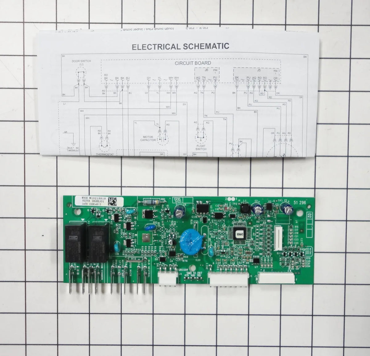 Whirlpool Maytag Dishwasher Electronic Control Board 12002710