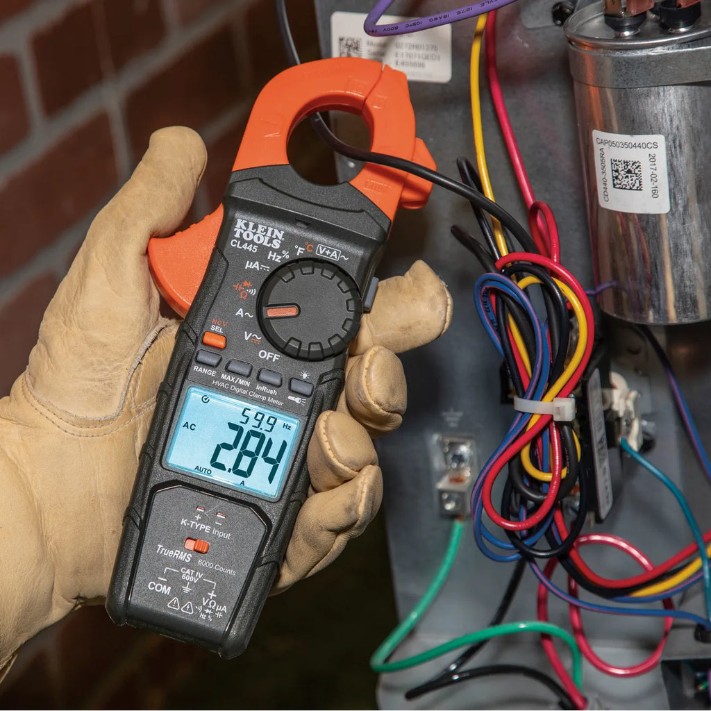 Klein Tools HVAC Clamp Meter, 600A TRMS CL445