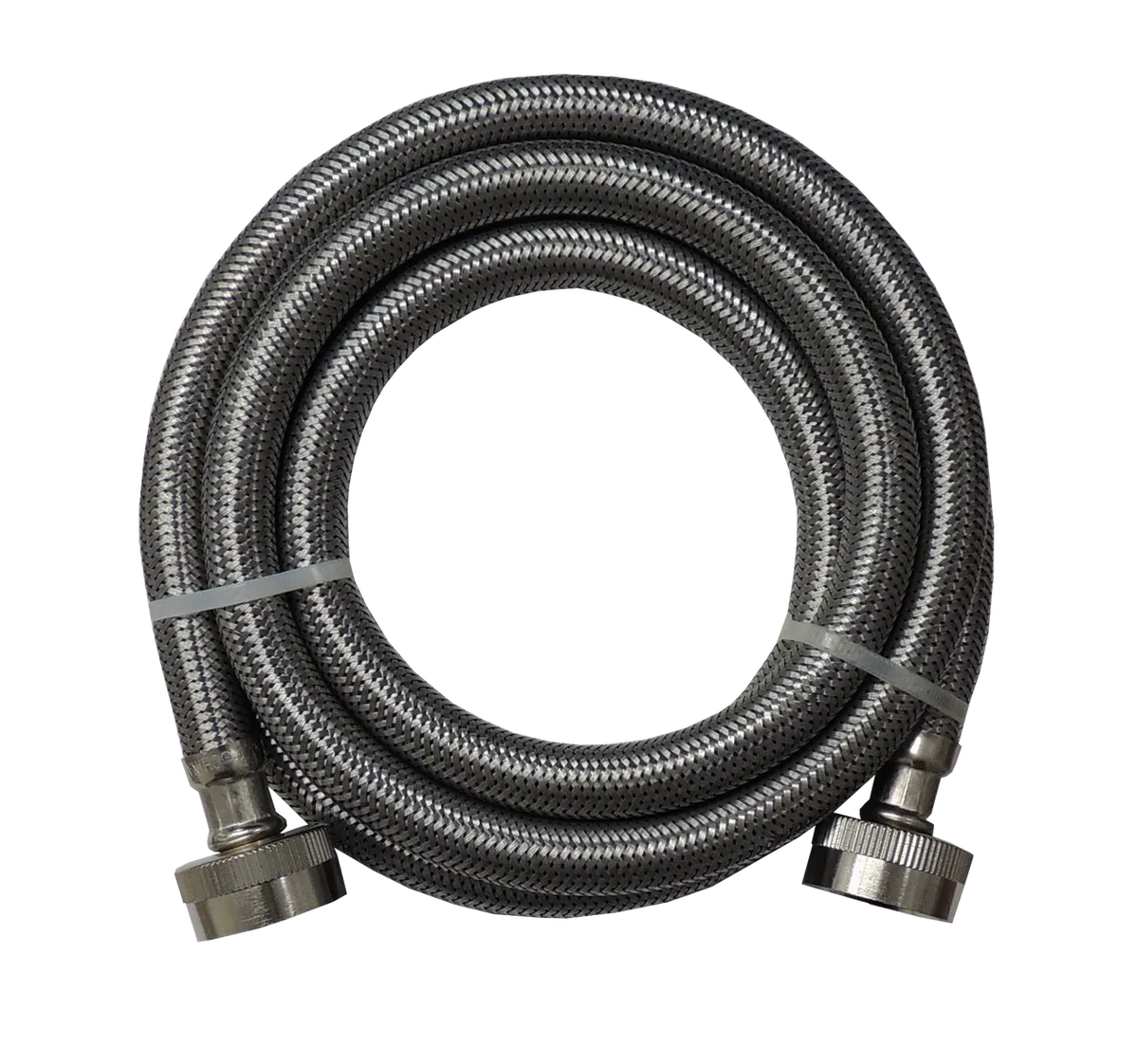USD Products Washer Stainless Steel Fill Hoses 4 Ft. 2-Pack 4FT-SSFH-2