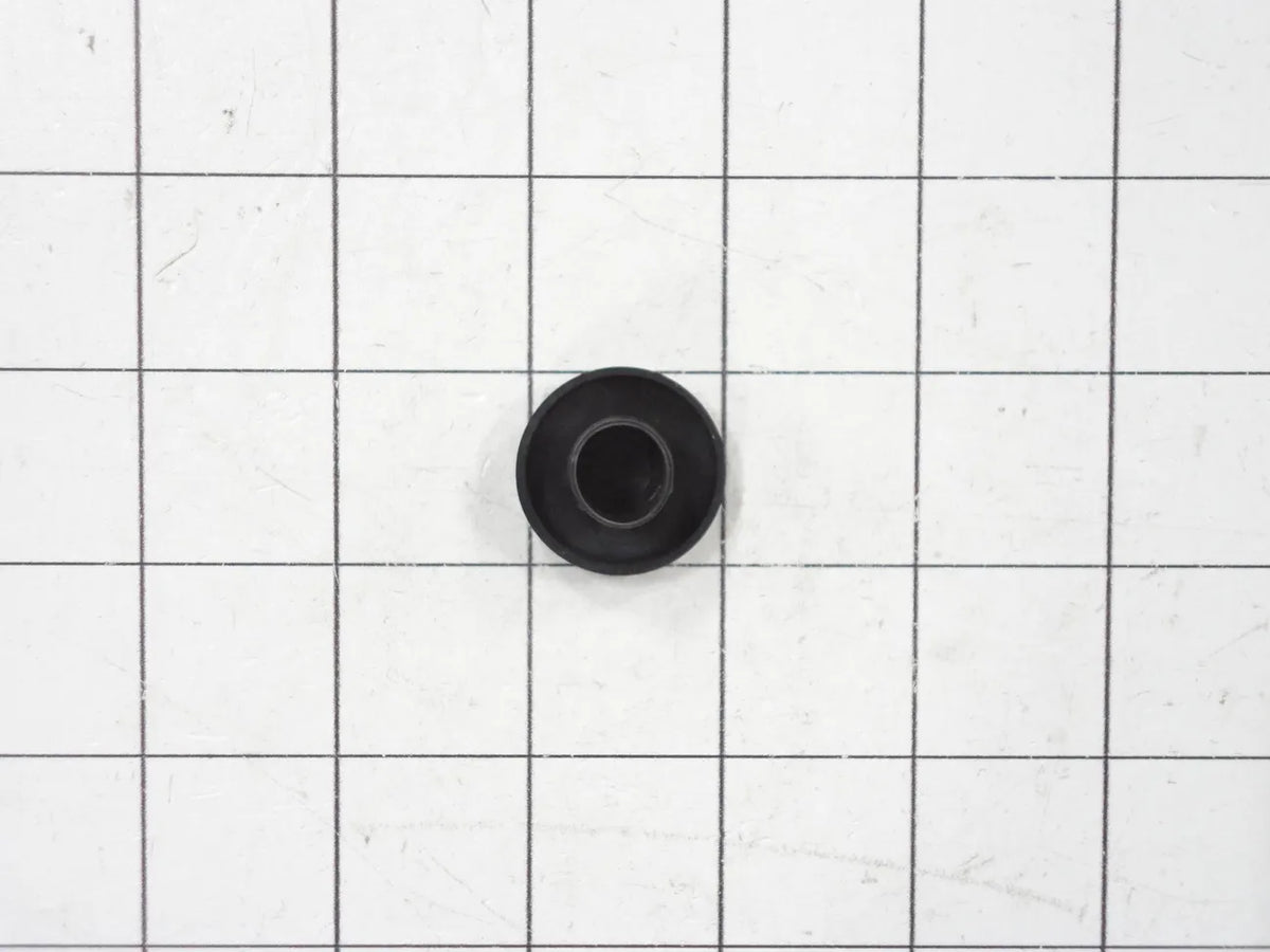 Frigidaire Refrigerator Hinge Bearing Hole Plug Button, Black 240381303