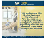 Whirlpool 1/2 HP Continuous Feed Garbage Disposer W11735306