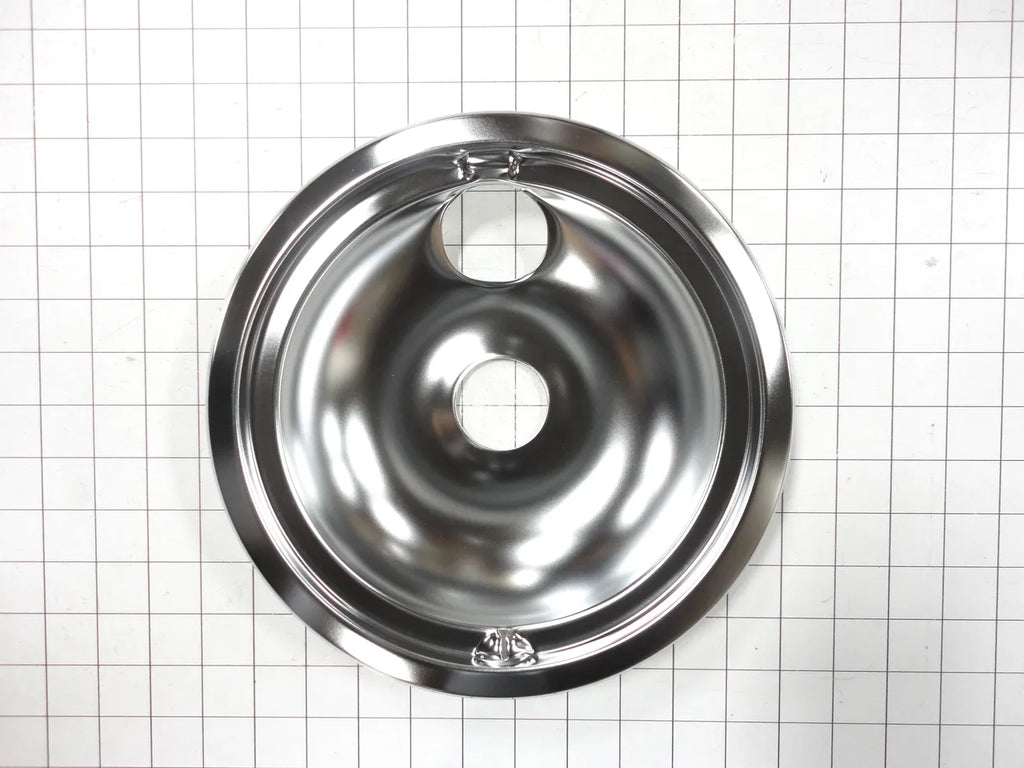 GE Range 8 in. Chrome Burner Drip Bowl WB31K10266