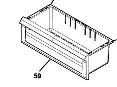 Frigidaire Refrigerator Storage Drawer 297292302