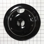 GE Range 8 in. Black Porcelain Burner Drip Bowl WB31T10015