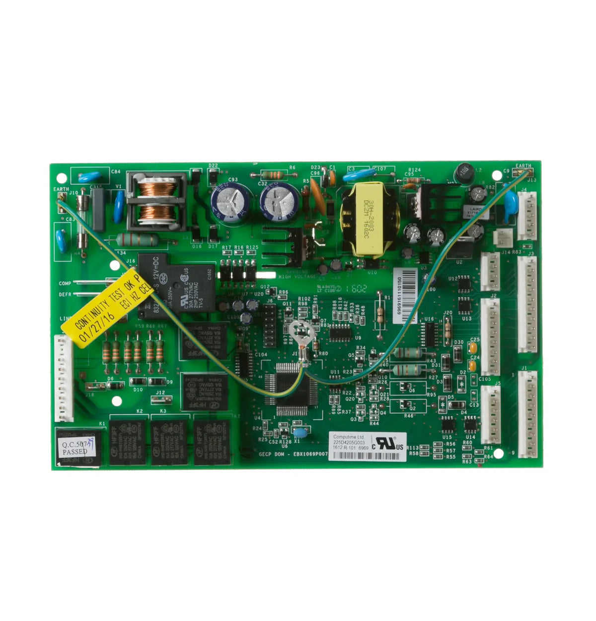 GE Refrigerator Combined Main and HMI Control Board WR55X11059