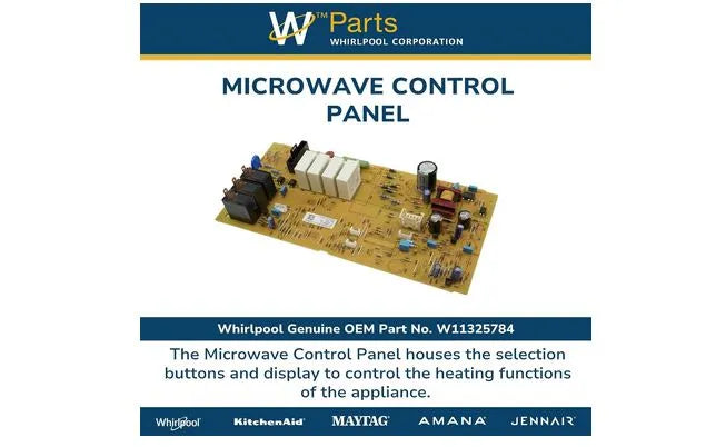 Whirlpool Microwave Electronic Control Board W11325784