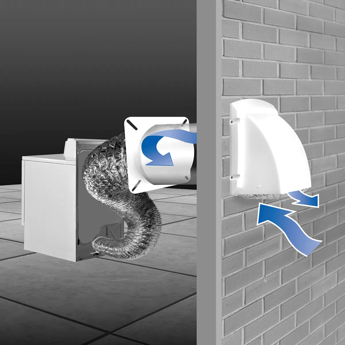 Dundas Jafine Dryer Vent Draft Blocker 4" DB4ZW