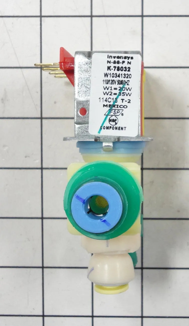 Whirlpool Refrigerator Dual Water Inlet Valve WPW10341320