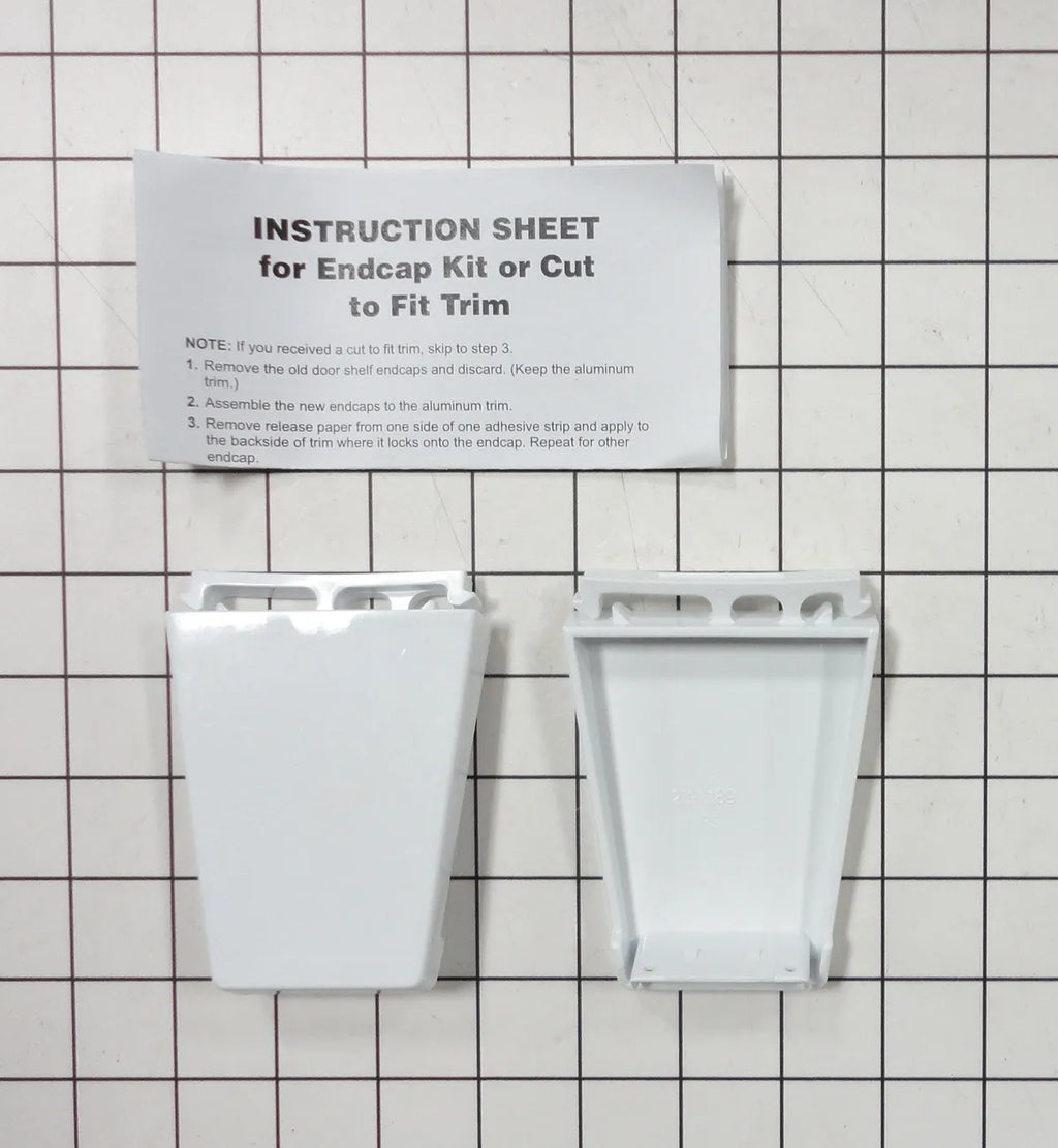 Whirlpool Refrigerator Door Shelf End Cap Kit 4388286