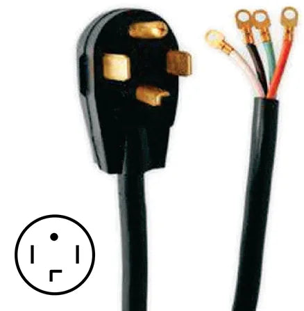 USD Products Dryer Cord 4-Wire 30 Amp 6 Ft. DC4-30-6