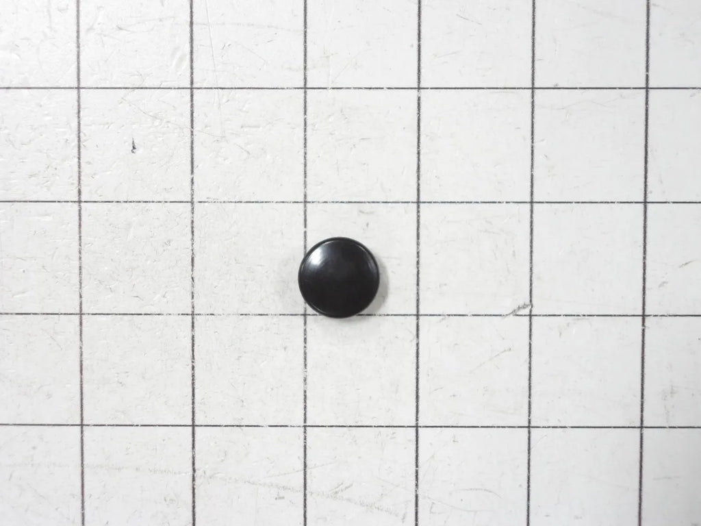 Frigidaire Refrigerator Upper Hinge Hole Plug Button, Black 215774918