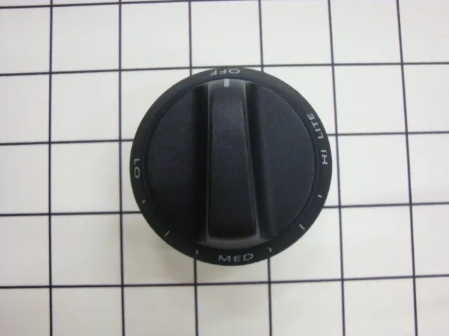 Whirlpool Range Surface Burner Valve Knob WP31905407B