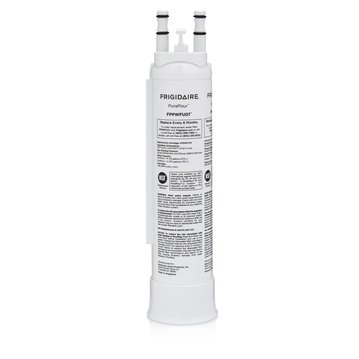 Frigidaire PurePour PWF-1 Refrigerator Water and Ice Filter FPPWFU01