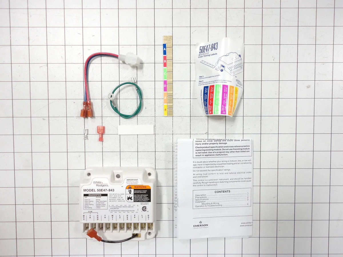 White-Rodgers Universal Hot Surface Ignition Module 50E47-843