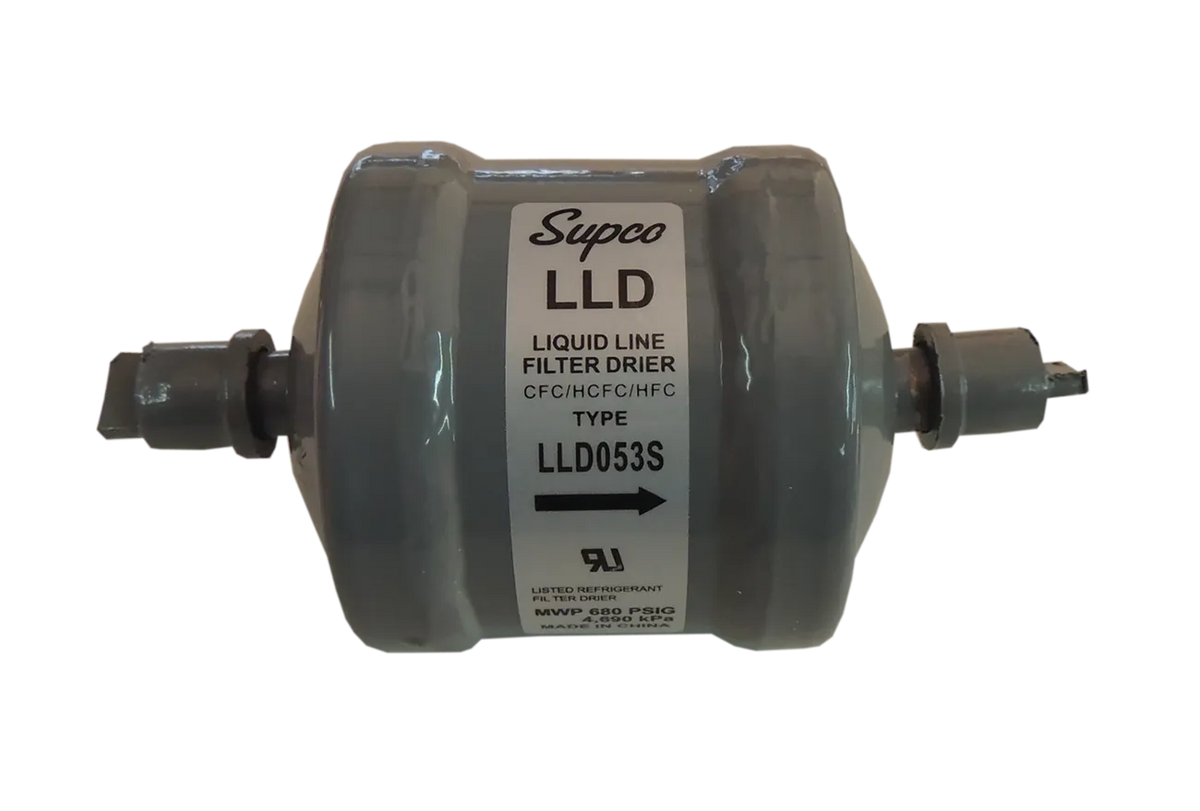 Supco Liquid Line Filter Drier 3/8" ODF Sweat 5 Cu. In. LLD053S