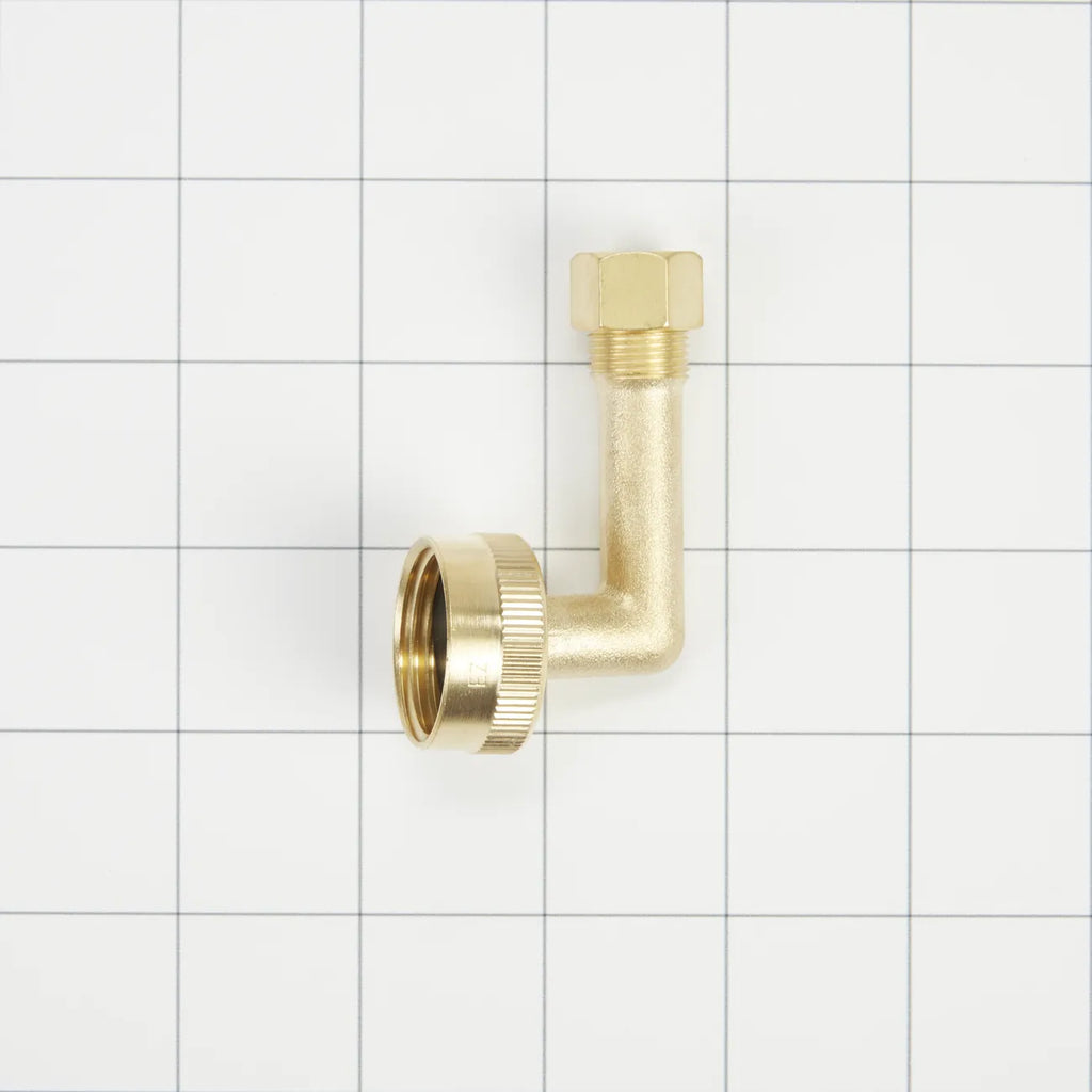Whirlpool Dishwasher Water Inlet Elbow Fitting 3/4 x 3/8 in. W10685193