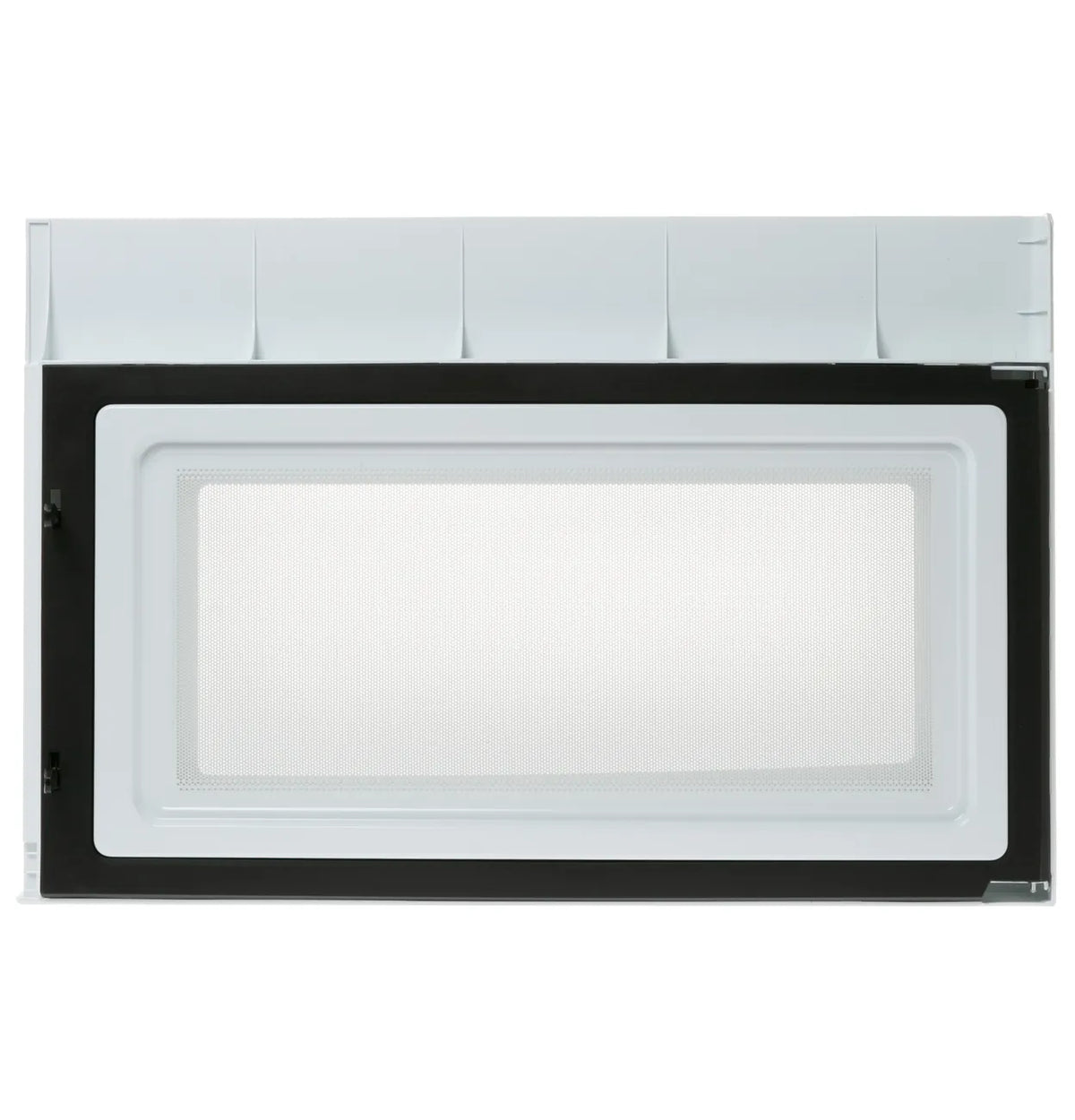 GE Microwave Door Assembly, White WB56X44647