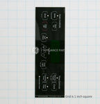 GE Range Faceplate Graphics Overlay WB27T11005