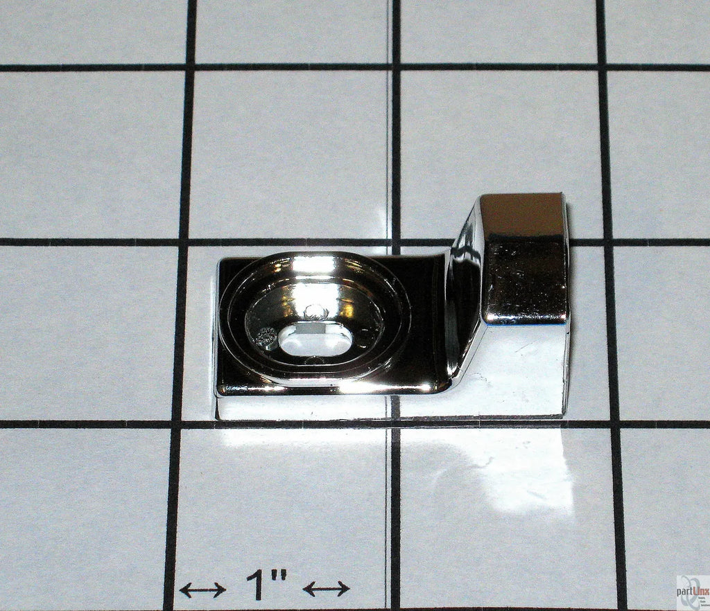 Whirlpool Refrigerator Bottom Door End Cap Chrome WP2183139