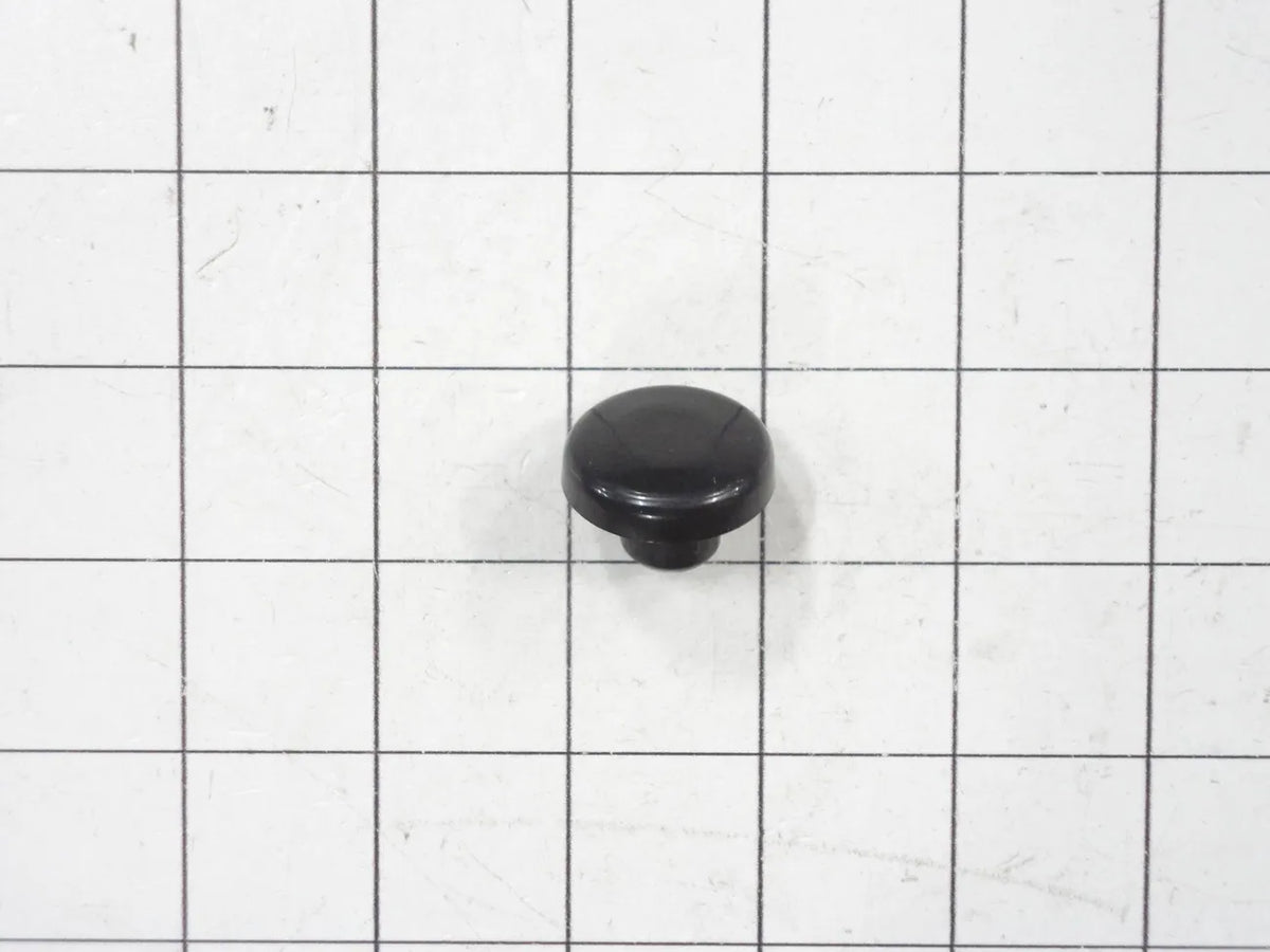 Frigidaire Refrigerator Hinge Bearing Hole Plug Button, Black 240381303