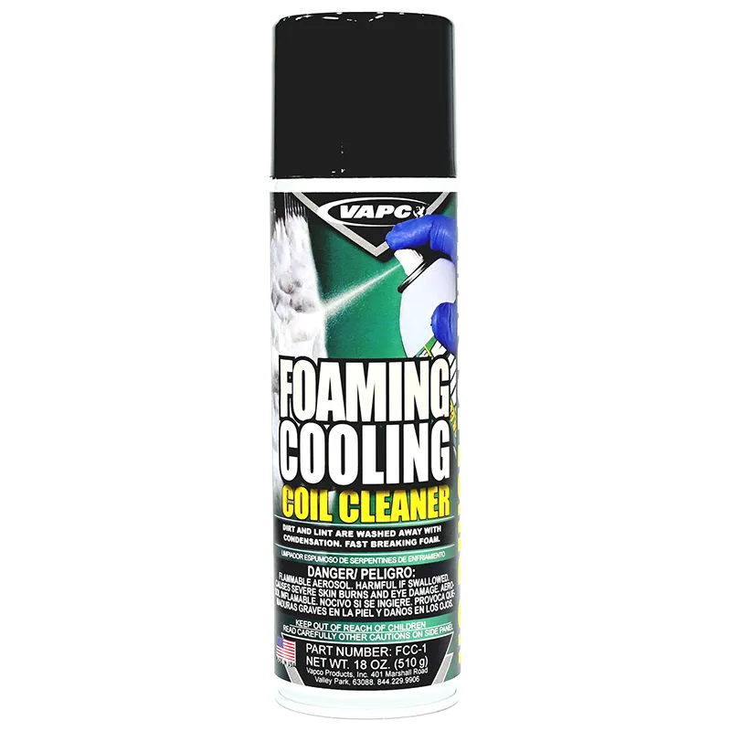 Vapco Foaming Cooling Coil Cleaner 18 Oz. FCC-1