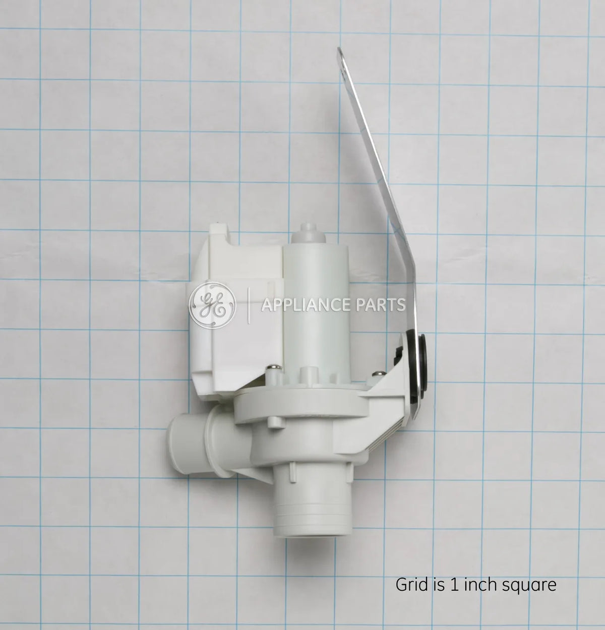 GE Washer Drain Pump and Motor Assembly with Bracket WH23X10030