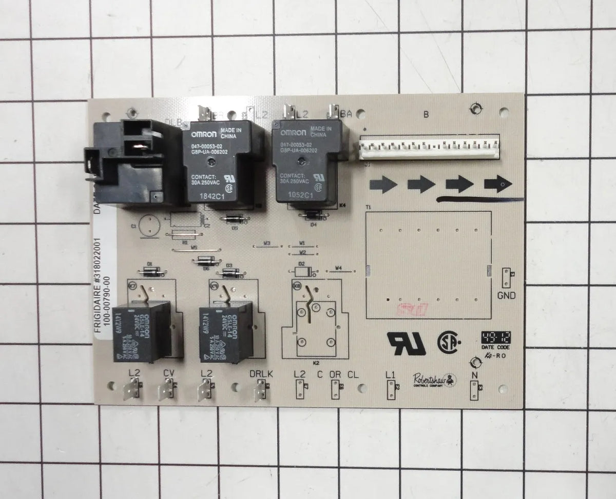 Frigidaire Range Relay Board 318022001