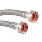 EZ-Flo Washer Stainless Steel Fill Hose 4 Ft. FHT x FHT 48367
