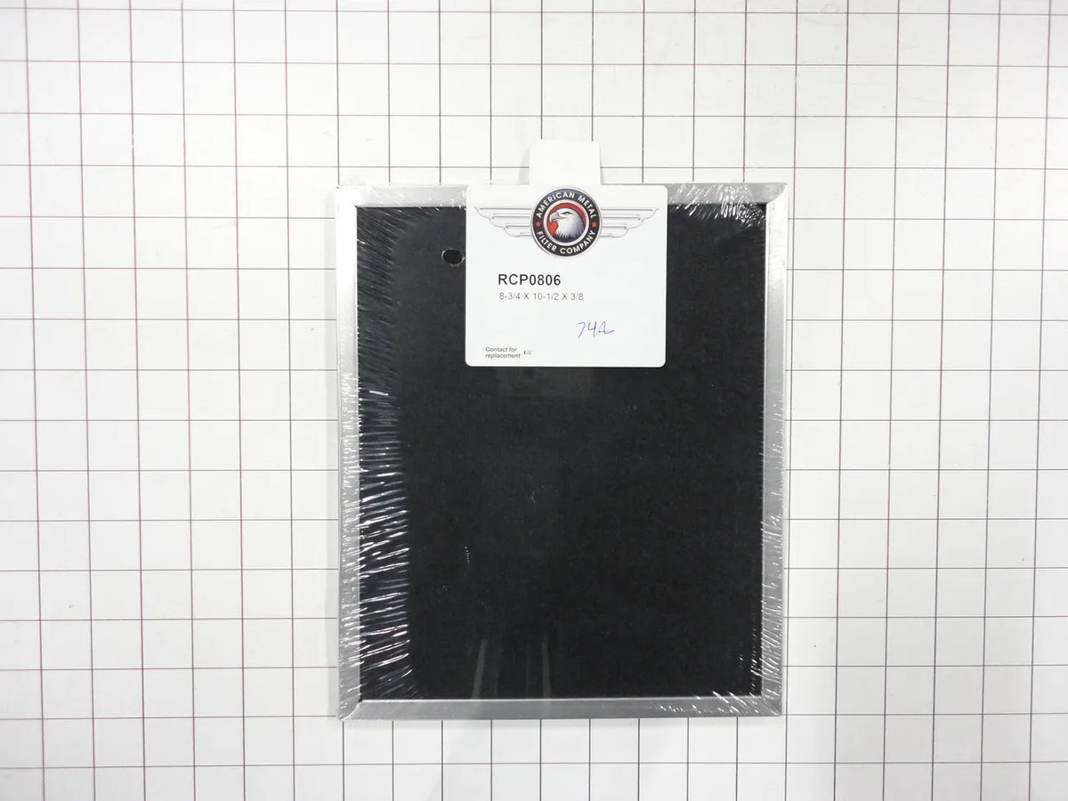 American Metal Filters Carbon Range Hood Filter 8-3/4 x 10-1/2 x 3/8 RCP0806