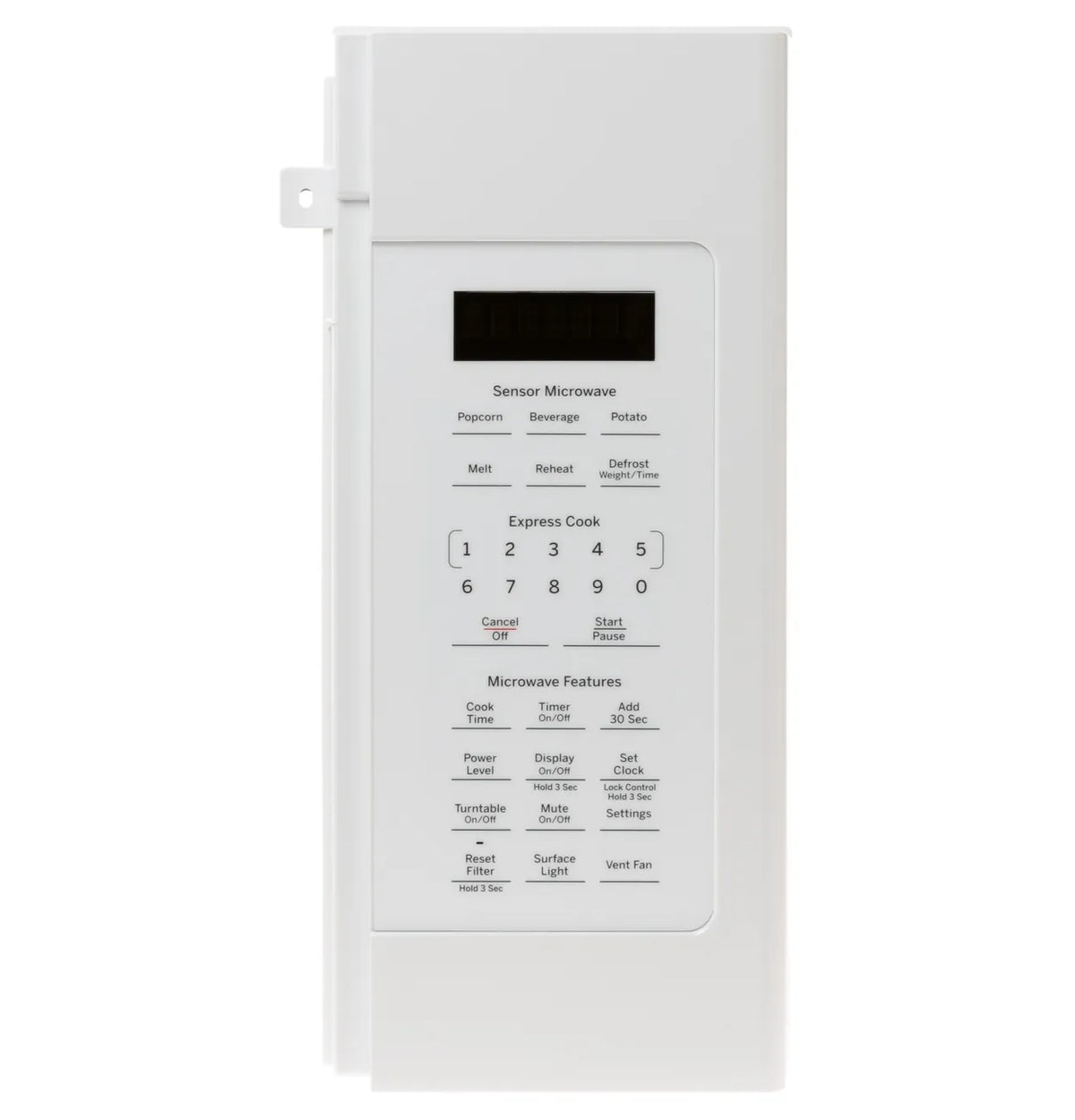 GE Microwave Control Panel, White WB56X35677