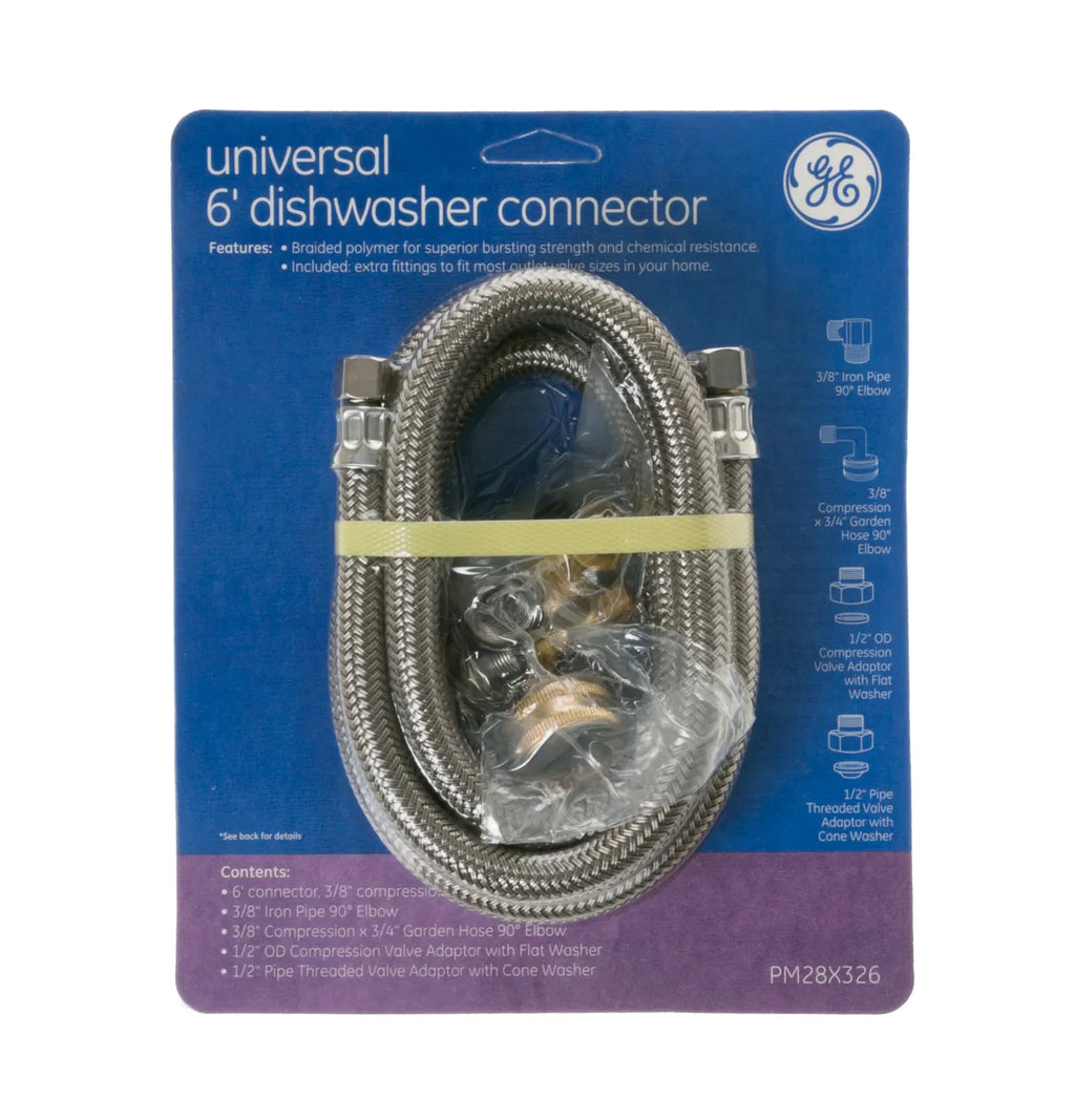 GE 6 Ft. Universal Dishwasher Connector Kit With Adapter PM28X326