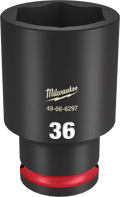 Milwaukee Shockwave Impact Duty 1/2" Drive 36mm Deep 6-Point Socket 49-66-6297