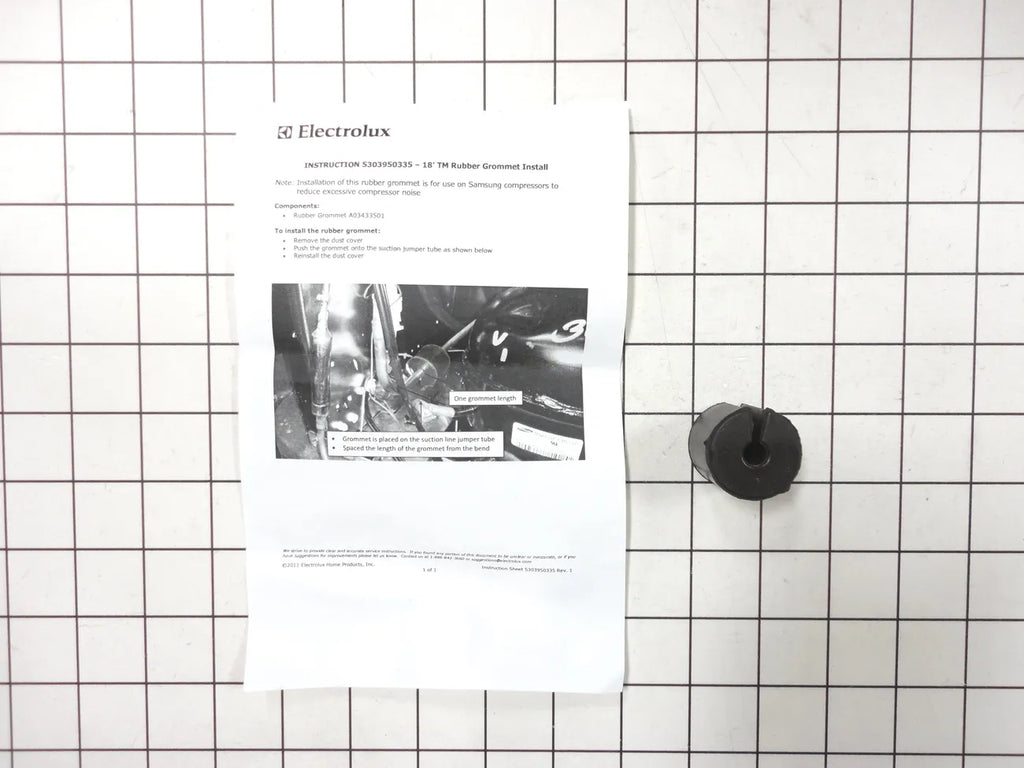 Frigidaire Grommet A03433501