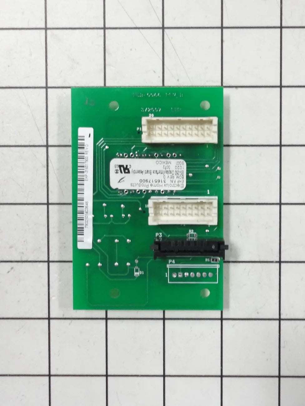 Frigidaire Range Display Board 316517900