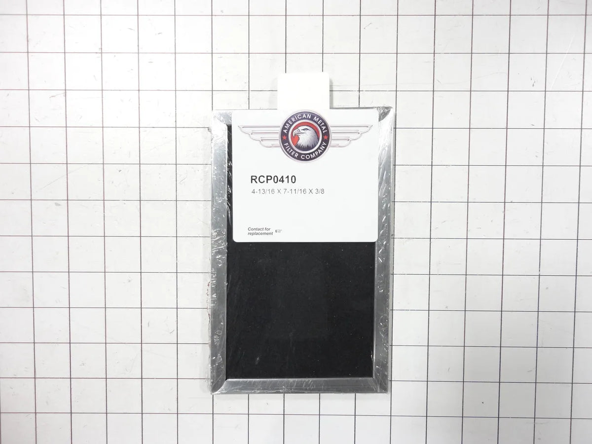 American Metal Filters Carbon Range Hood Filter 7-11/16 x 4-13/16 x 3/8 RCP0410