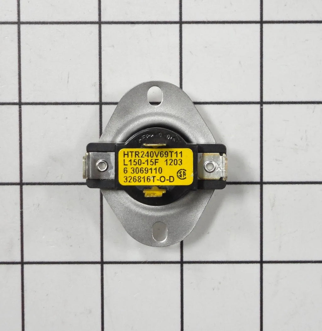 Whirlpool Dryer Cycling Thermostat 155F WP3387137