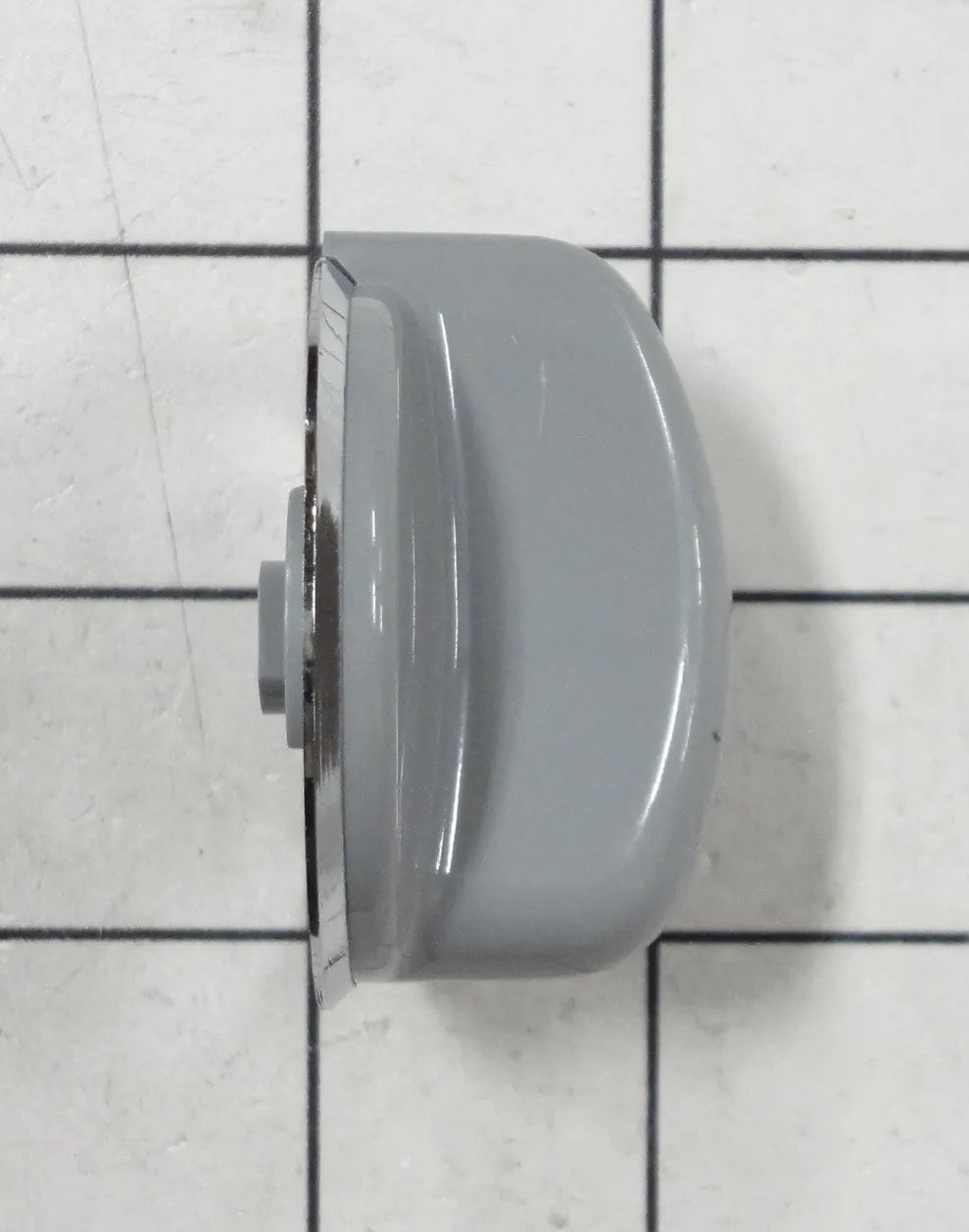 GE Washer/Dryer Control Knob and Clip Gray WH01X10462