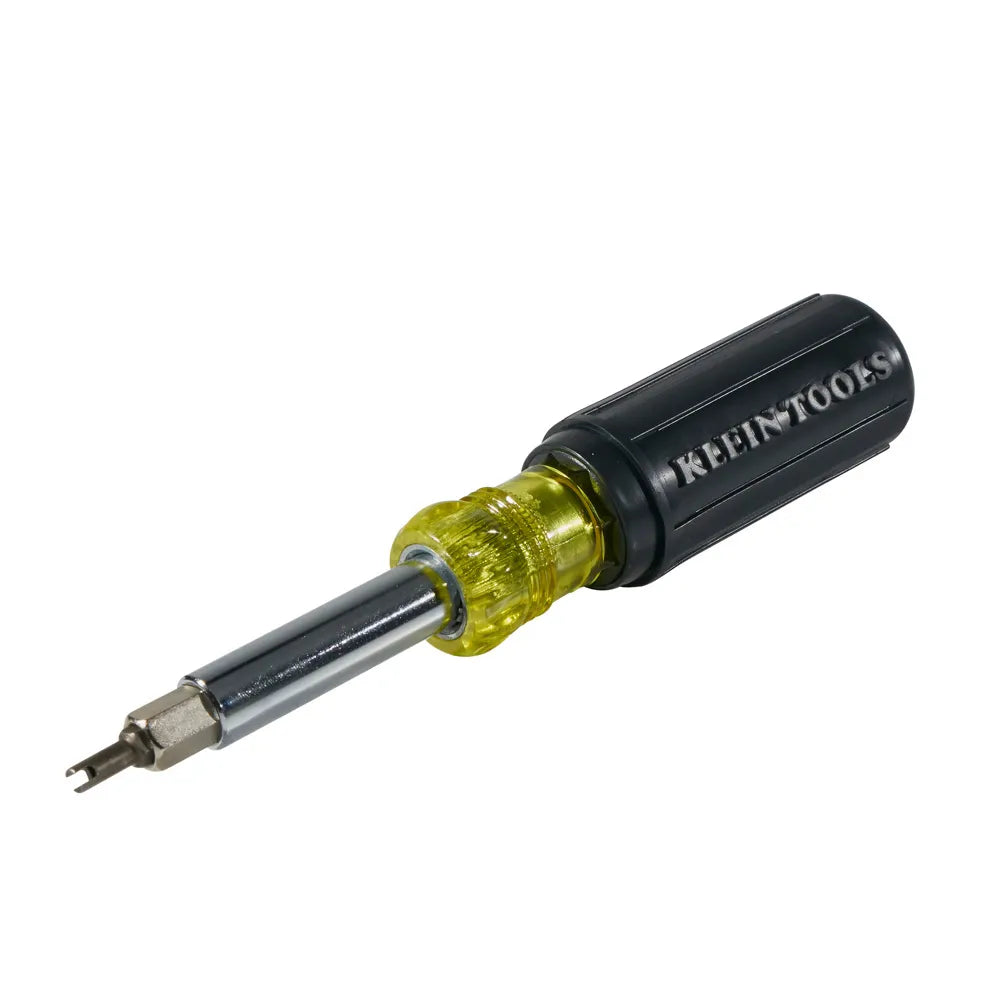 Klein Tools 11-in-1 HVAC Screwdriver / Nut Driver With Schrader Bits 32527