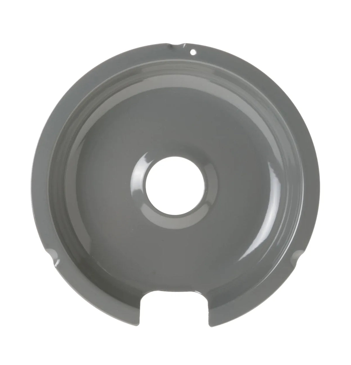 GE Range 8" Gray Porcelain Burner Drip Bowl WB32X5060
