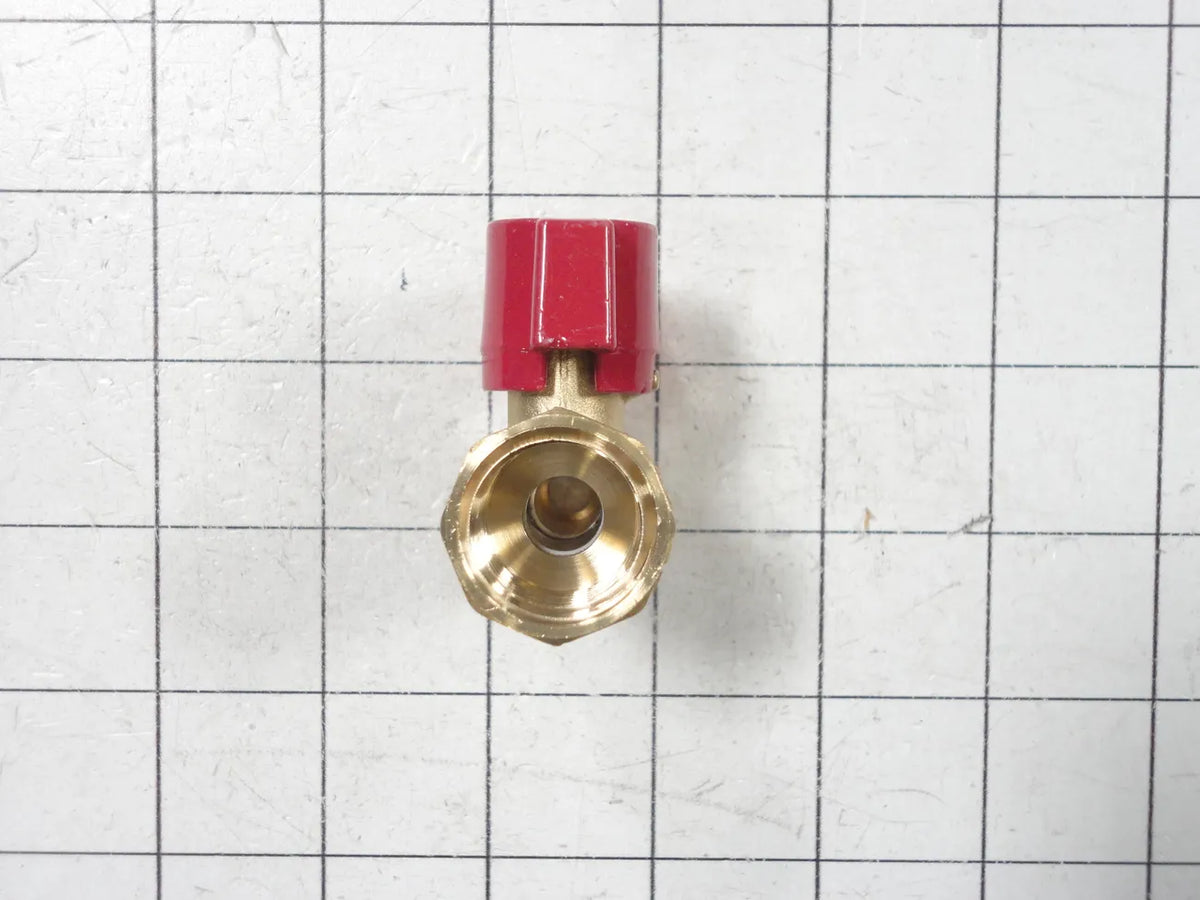 USD Products Straight Gas Ball Valve 3/8 In. Male Flare x 1/2 In. FIP 01-387