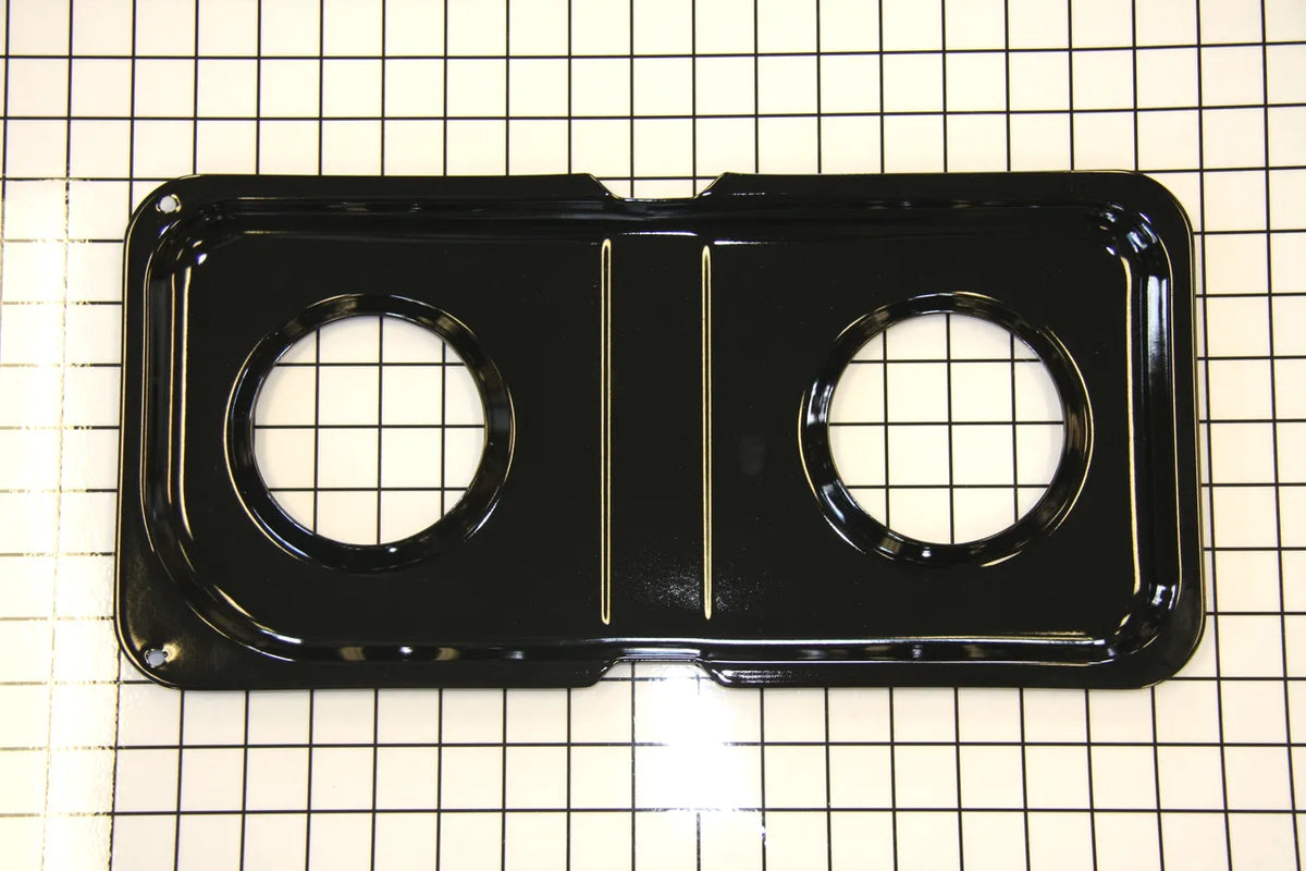 GE Range Double Black Drip Pan, Left Side WB34K10010