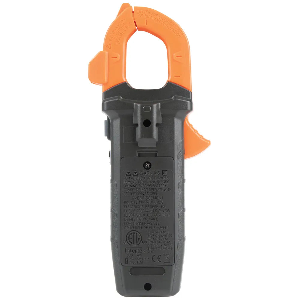 Klein Tools AC/DC Digital Clamp Meter, Auto-Ranging, 400A CL390