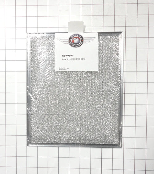 American Metal Filters Aluminum Range Hood Basket Filter 8-3/4 x 10-1/2 RBF0801