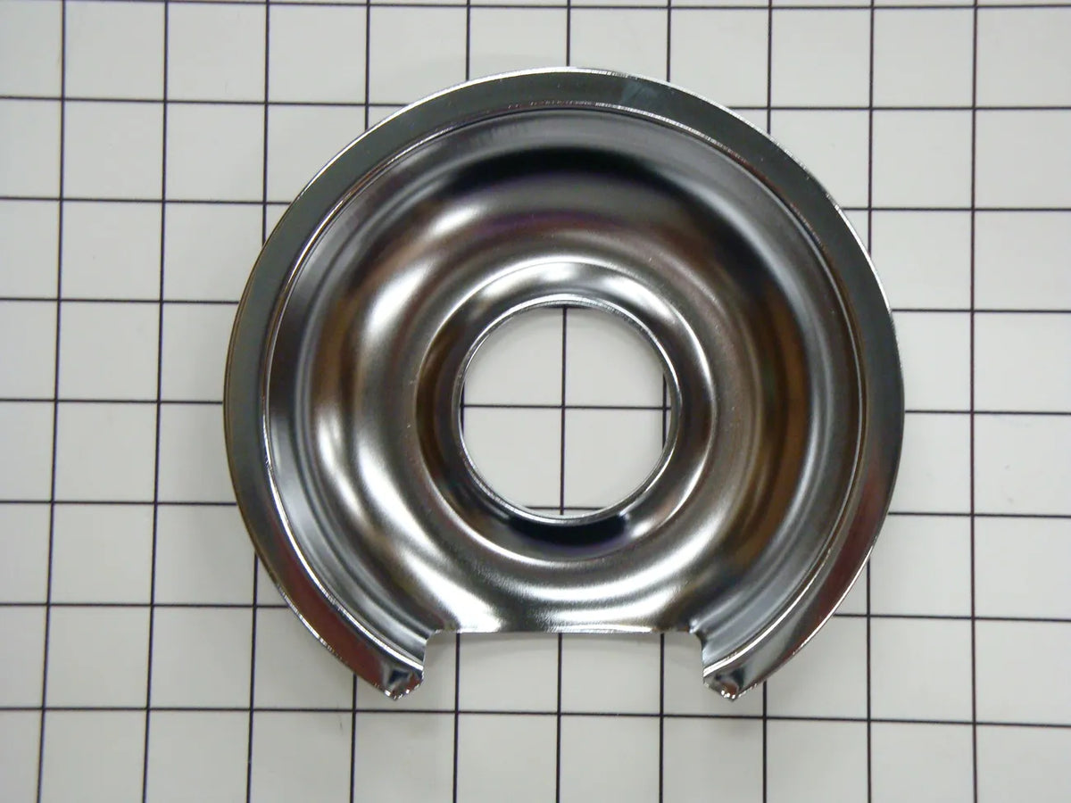 GE Range 6" Chrome Burner Drip Bowl WB32X10012