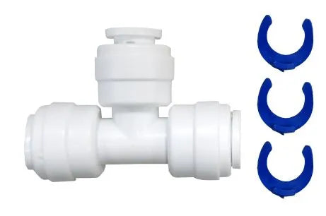 ERP (Exact Replacement Parts) Push-Fit Water Line Union Tee 3/8" SPFT38