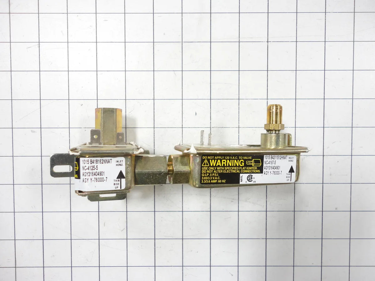 Frigidaire Range Dual Gas Safety Valve 316404901