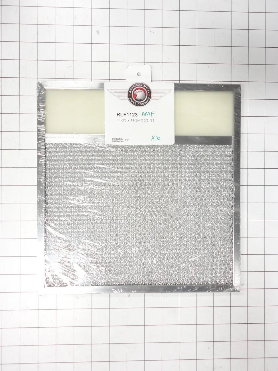 American Metal Filters Aluminum Range Hood Filter with Light Lens RLF1123