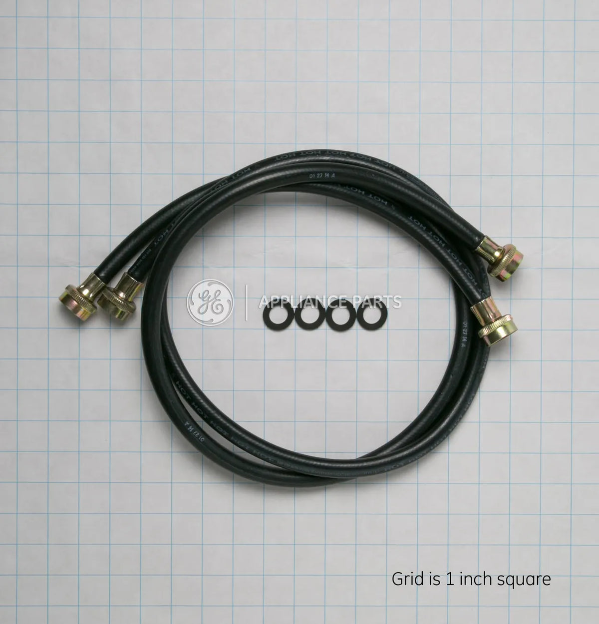 GE Washer Water Inlet Hose 4 ft 2-Pack WH41X10207