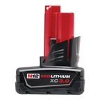 Milwaukee M12 REDLITHIUM XC 3.0 Ah Battery 48-11-2402